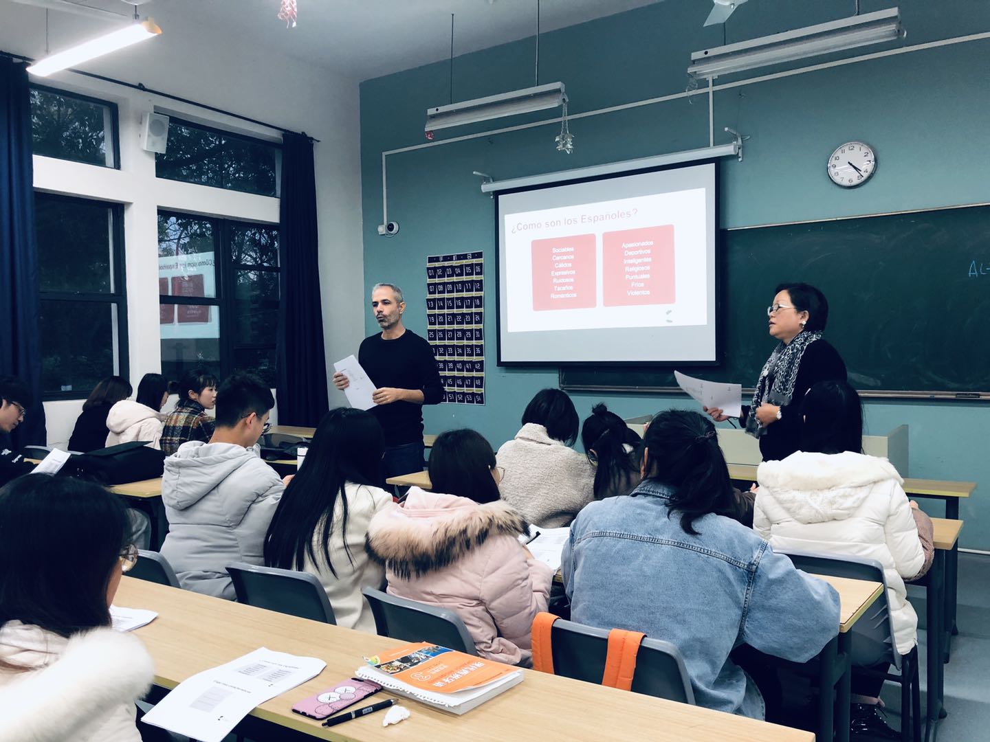 foreign teacher from nebriha university of madrid